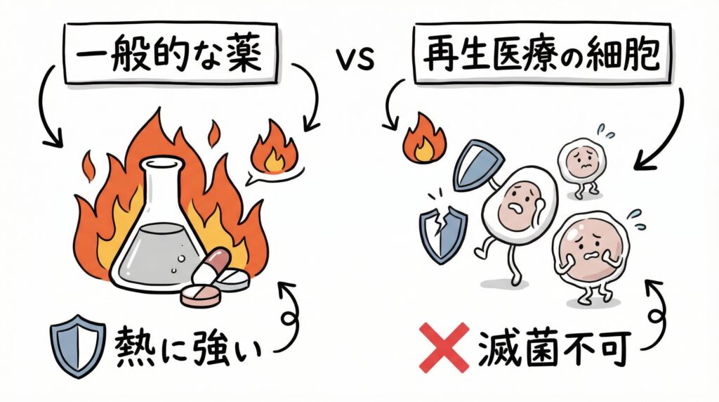 なぜ再生医療等製品では特有の無菌保証アプローチが必要なのか