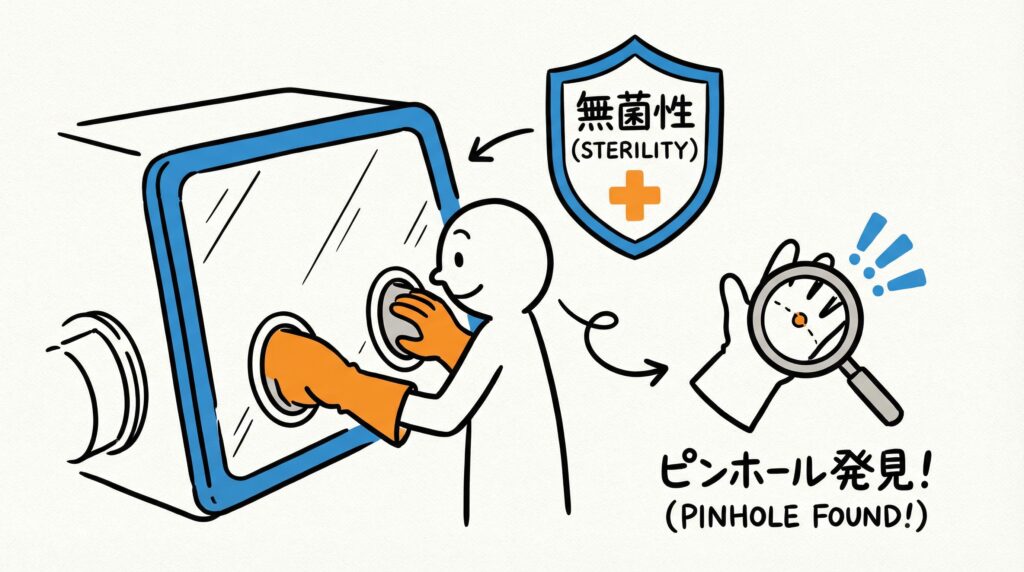 グローブリーク試験とは｜無菌操作における重要性と目的