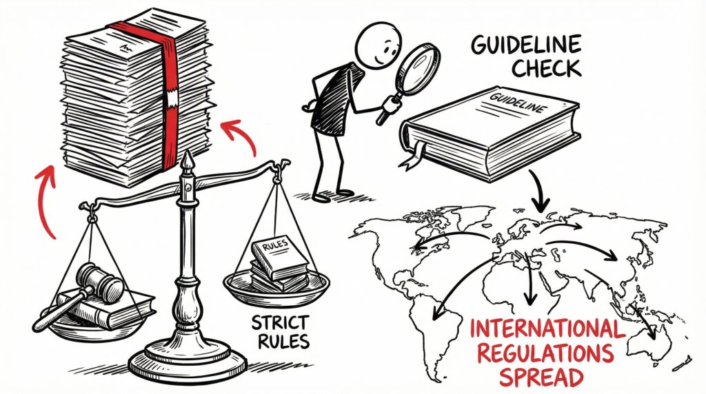 グローブリーク試験における規制要件とガイドライン